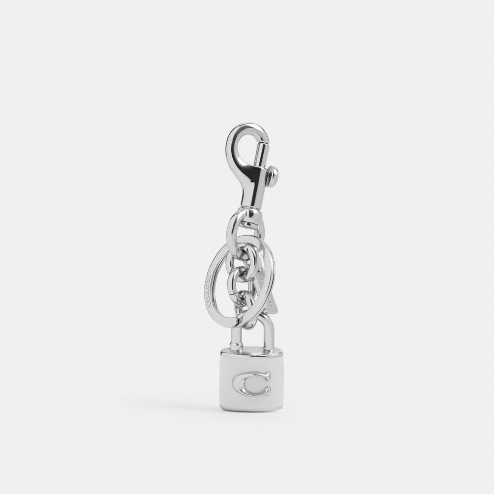 COACH®,Lock Bag Charm,,Front View