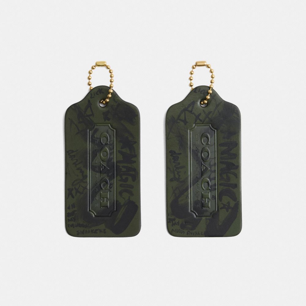 Remade Extra Large Hangtag Bag Charm With Hand Painting | COACH®