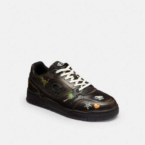 Мужские кроссовки Coach Rexy 10th Birthday Soho Sneaker With Sticker Print