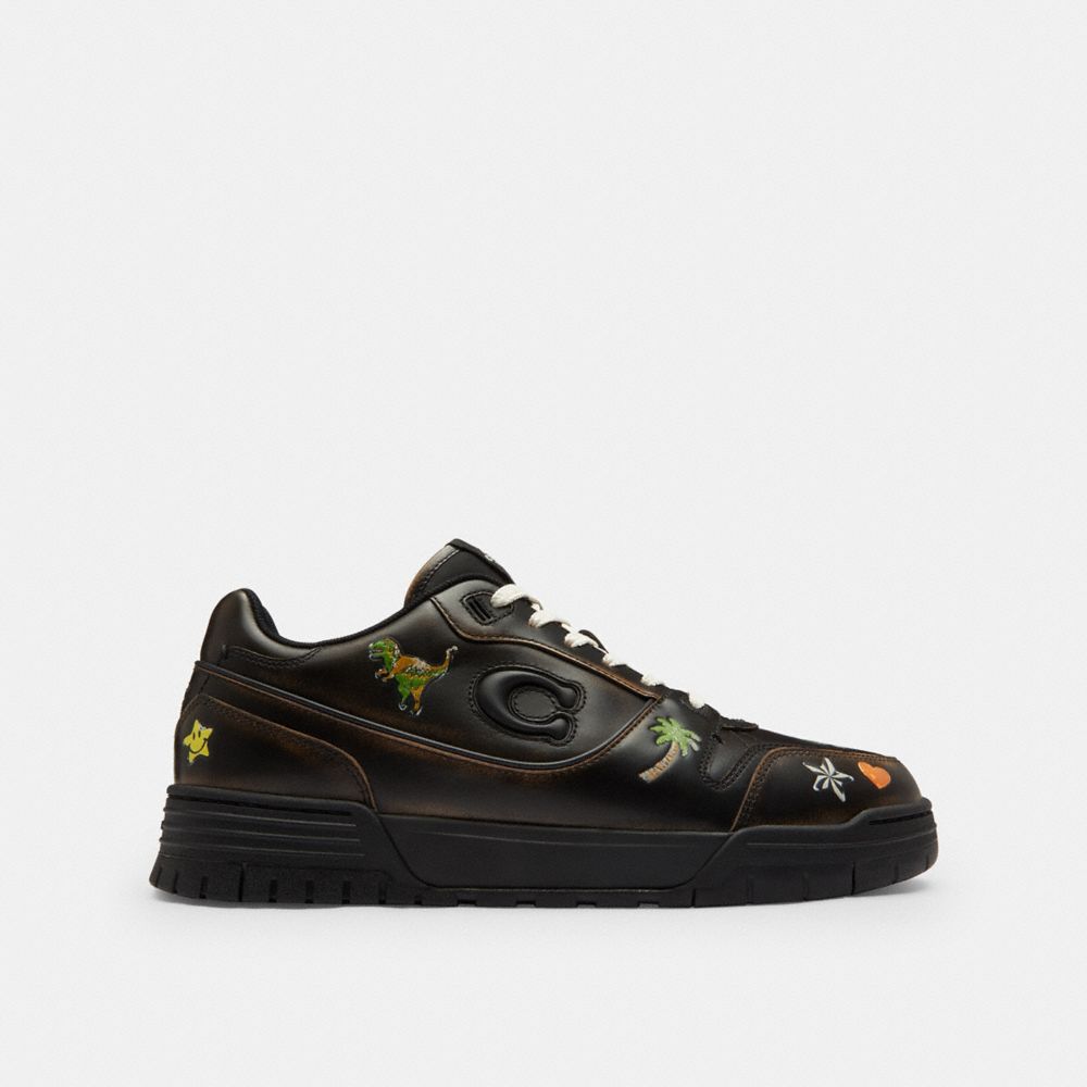 Мужские кроссовки Coach Rexy 10th Birthday Soho Sneaker With Sticker Print — фото 2