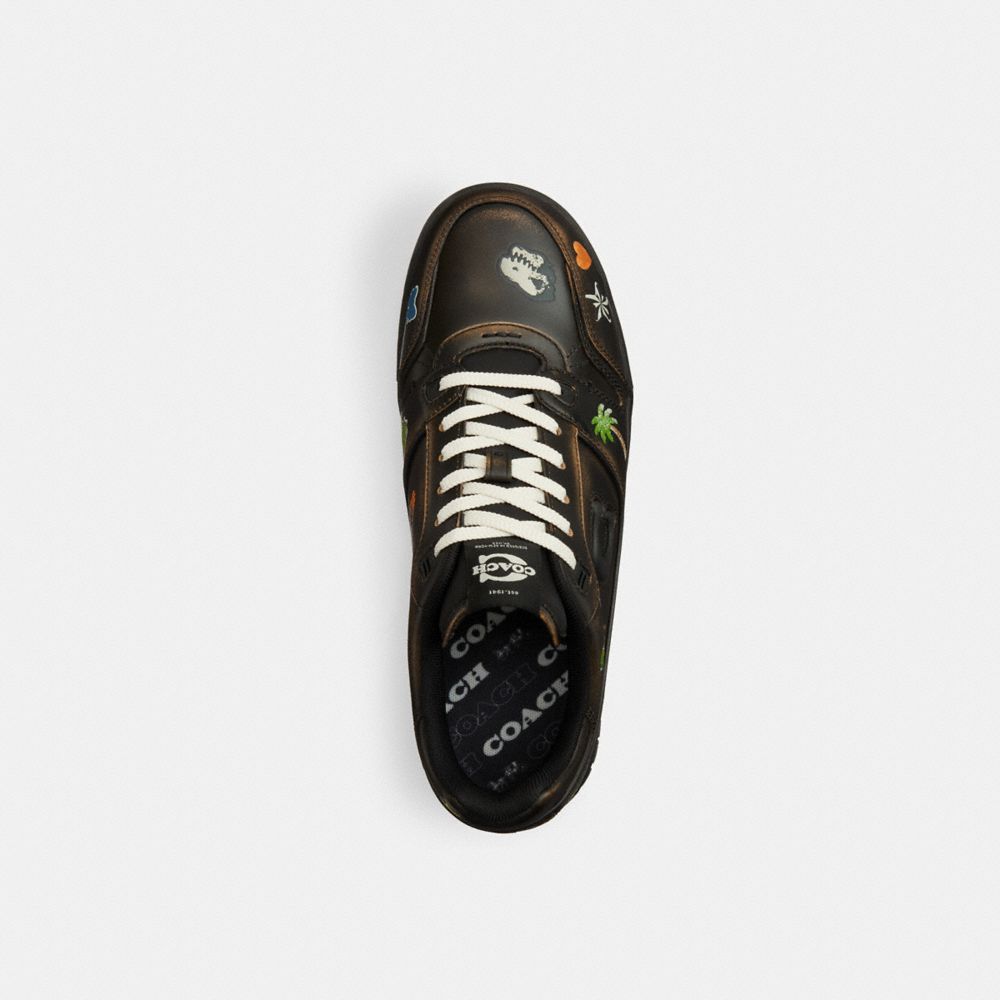 Мужские кроссовки Coach Rexy 10th Birthday Soho Sneaker With Sticker Print — фото 3
