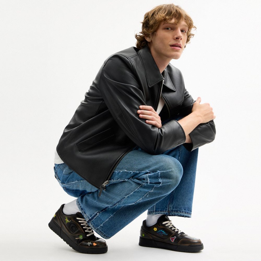 Мужские кроссовки Coach Rexy 10th Birthday Soho Sneaker With Sticker Print — фото 5