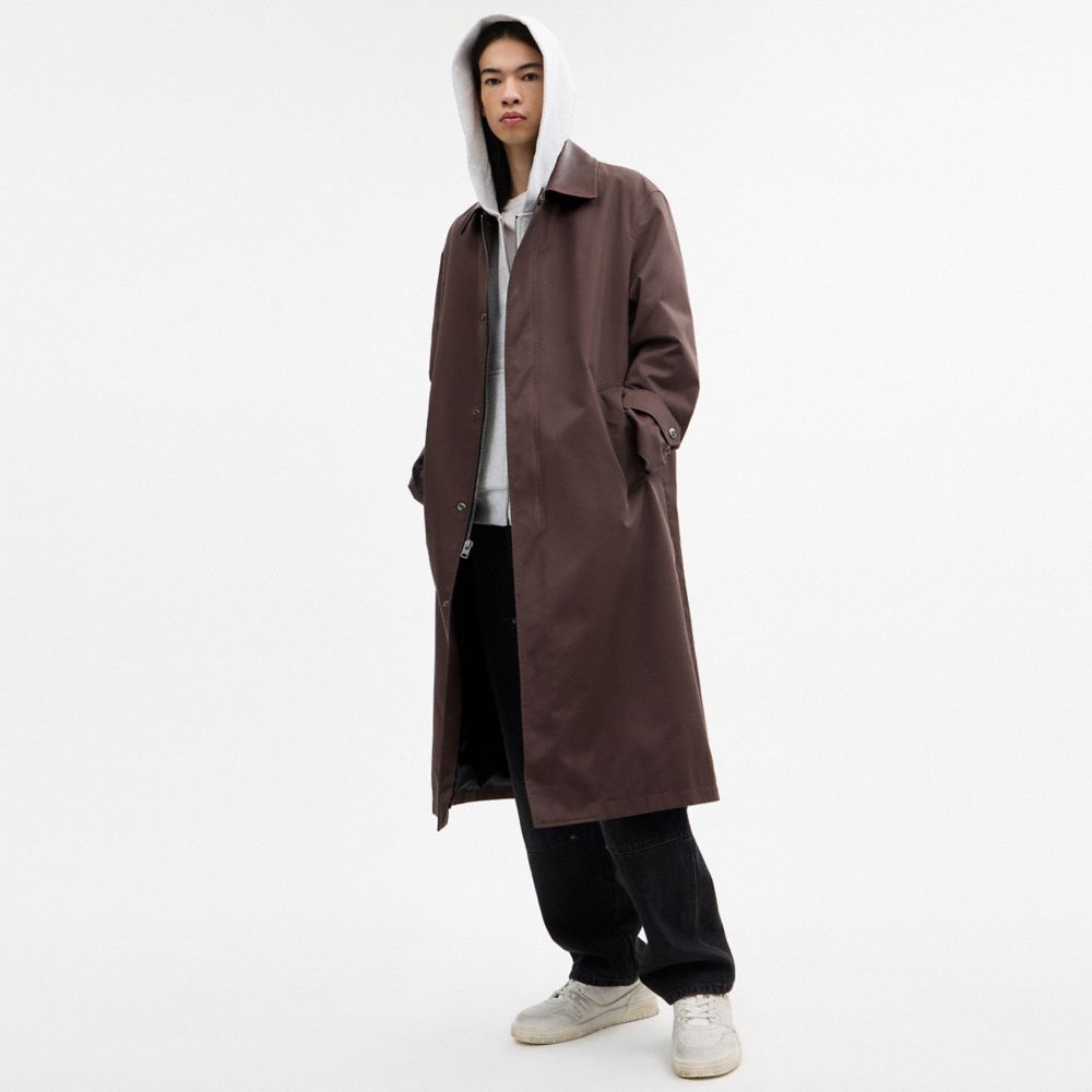 Мужские куртки Coach Twill Balmacaan — фото 2