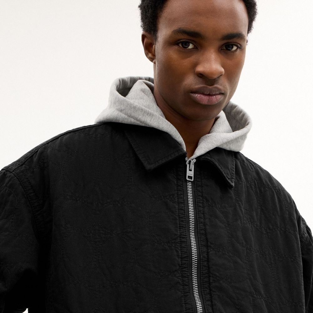 Мужские куртки Coach Quilted Workwear Jacket — фото 4