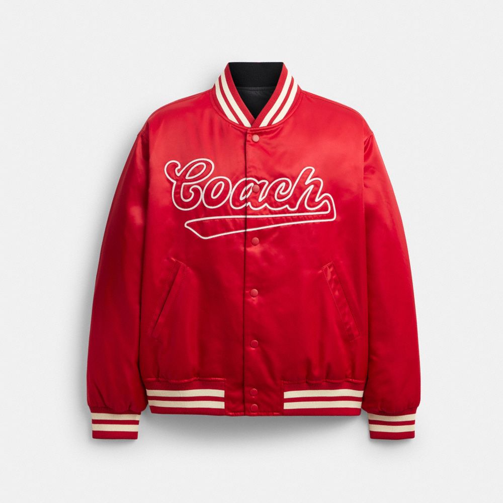 COACH&reg;,Reversible Souvenir Jacket,,Front View