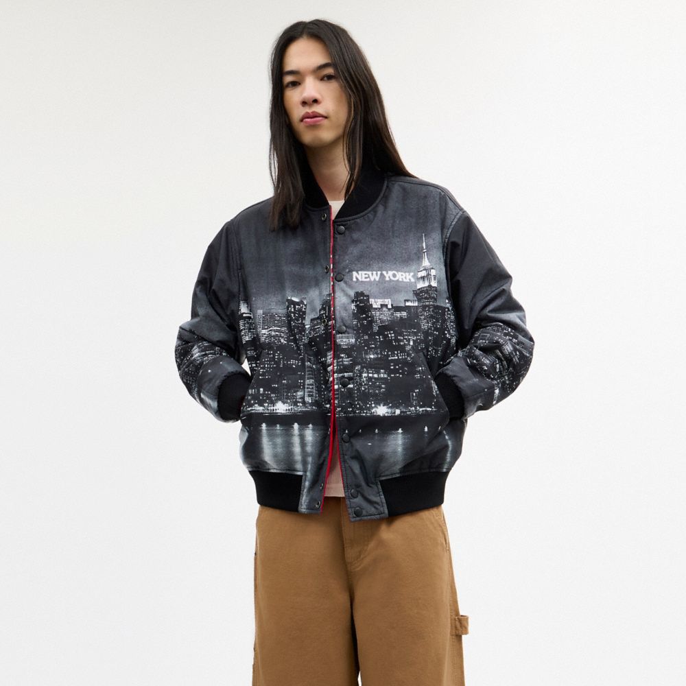 Мужские куртки Coach Reversible Souvenir Jacket — фото 6