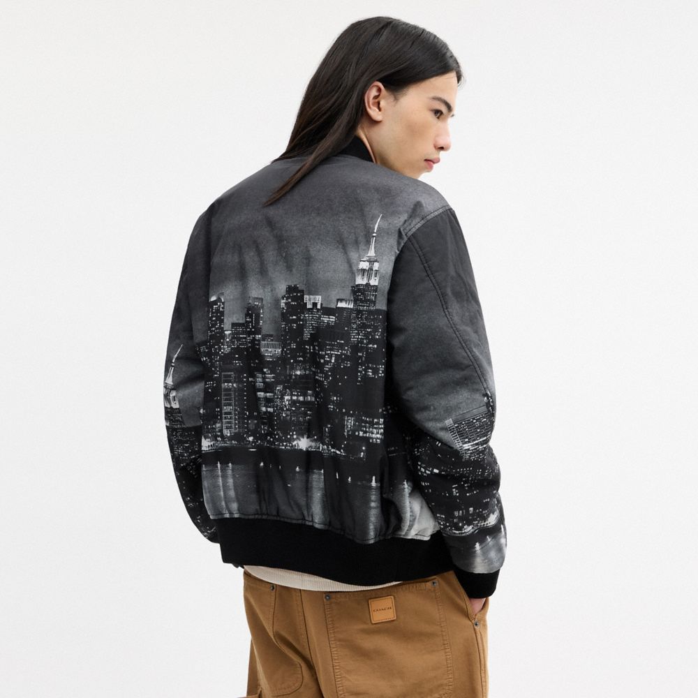 Мужские куртки Coach Reversible Souvenir Jacket — фото 7