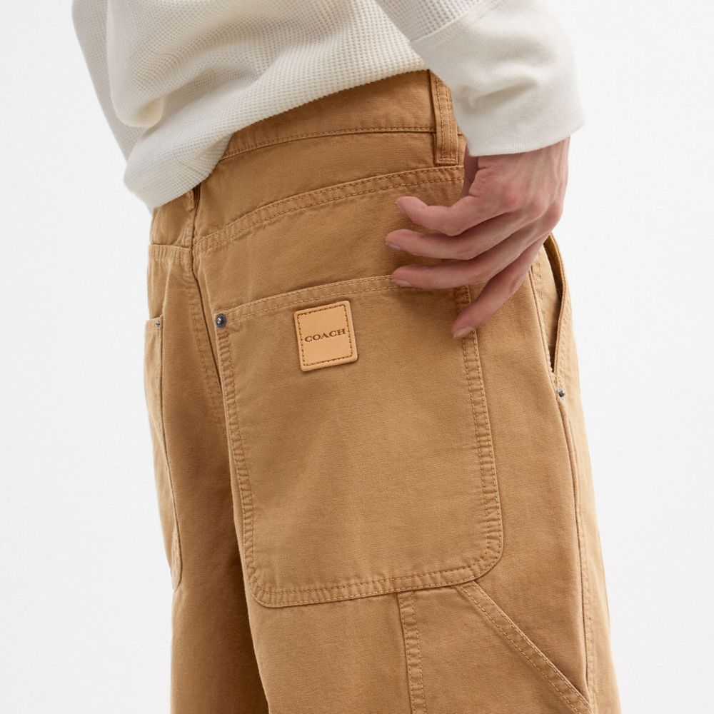Мужские брюки Coach Canvas Pants In Organic Cotton — фото 4