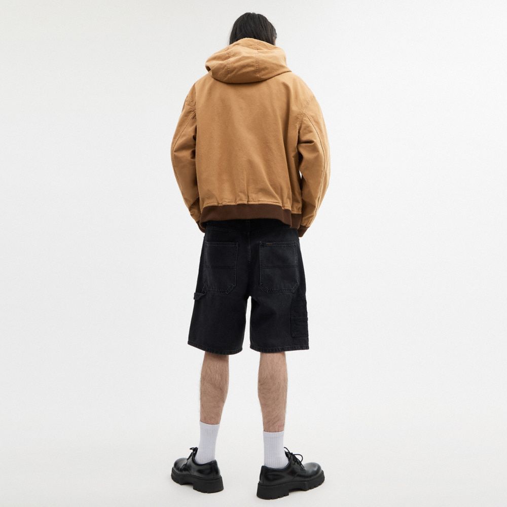Coach Canvas Zip Hoodie — фото 4