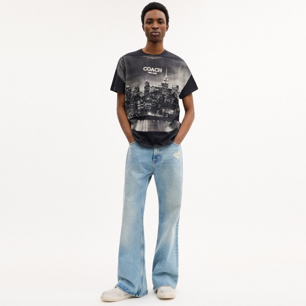 COACH®,Postcard T-Shirt,,Scale View