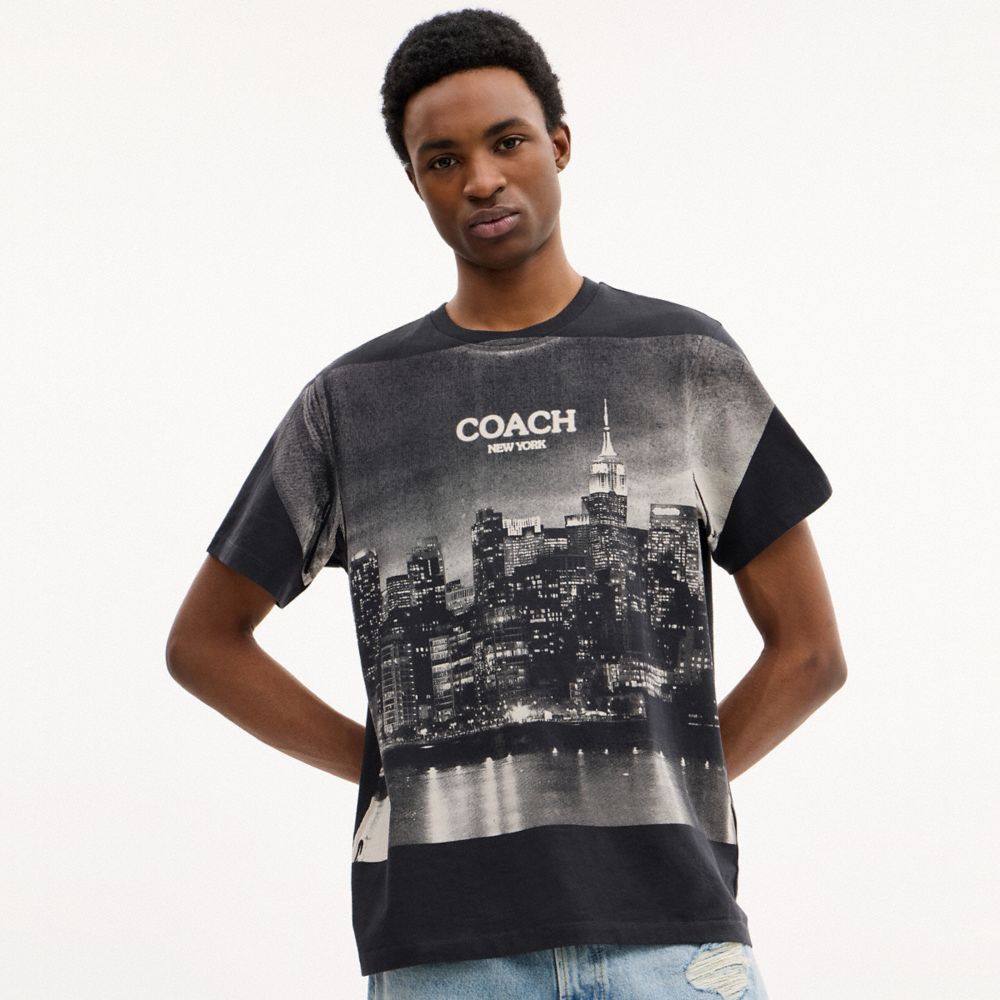 Мужские футболки Coach Postcard T-Shirt — фото 4