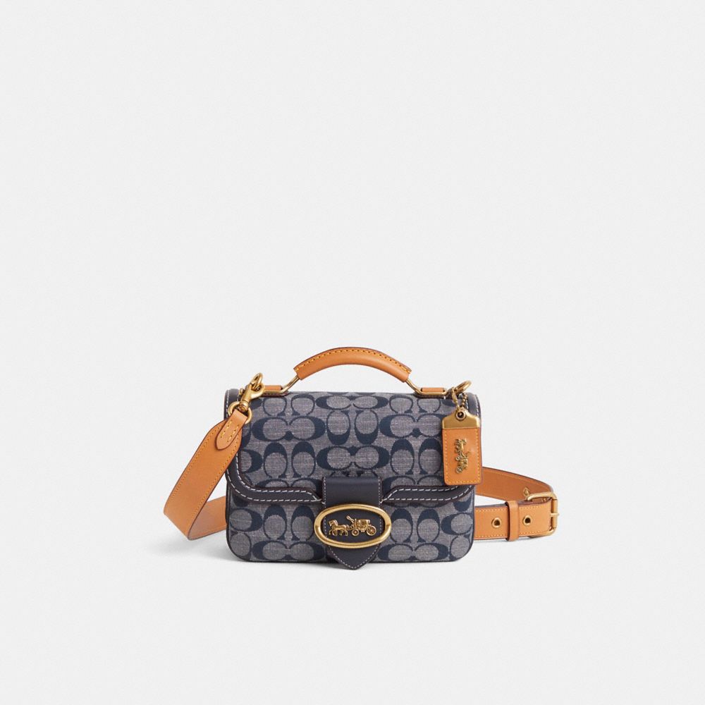 Coach Restored Riley Top Handle 22