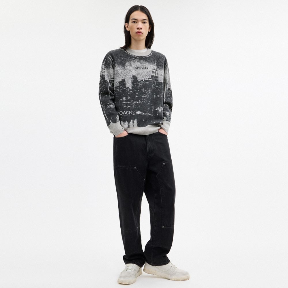 Postcard Crewneck Sweater