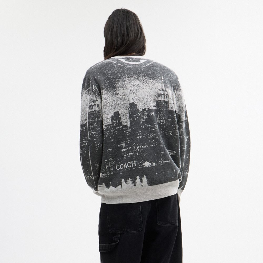 Coach Postcard Crewneck Sweater — фото 3