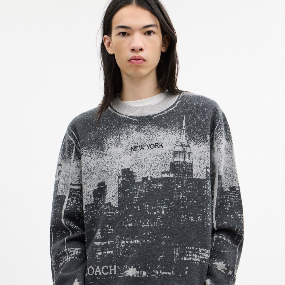 Coach Postcard Crewneck Sweater — фото 4