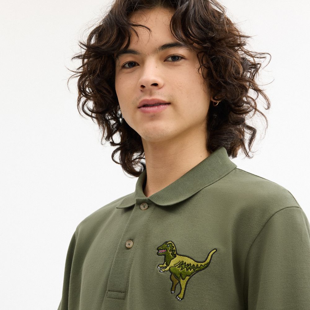 Женские топы Coach Rexy 10th Birthday Polo — фото 4