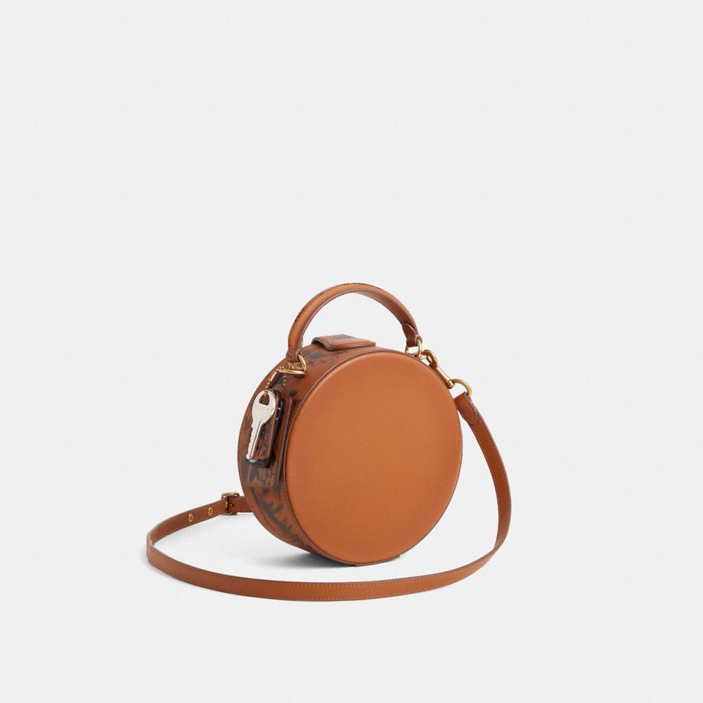 COACH®,Upcrafted City Blocks Circle Bag,,Angle View