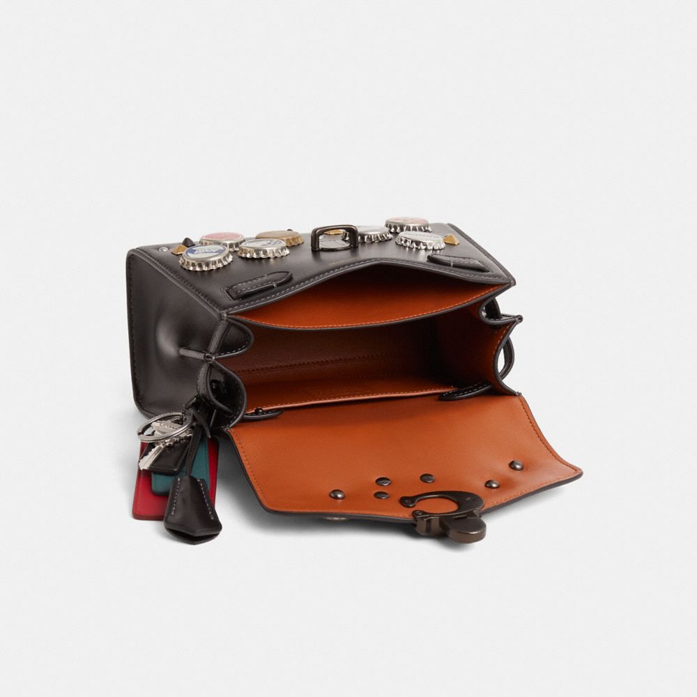 COACH®,Upcrafted Sammy Top Handle Bag 21,,Inside View,Top View