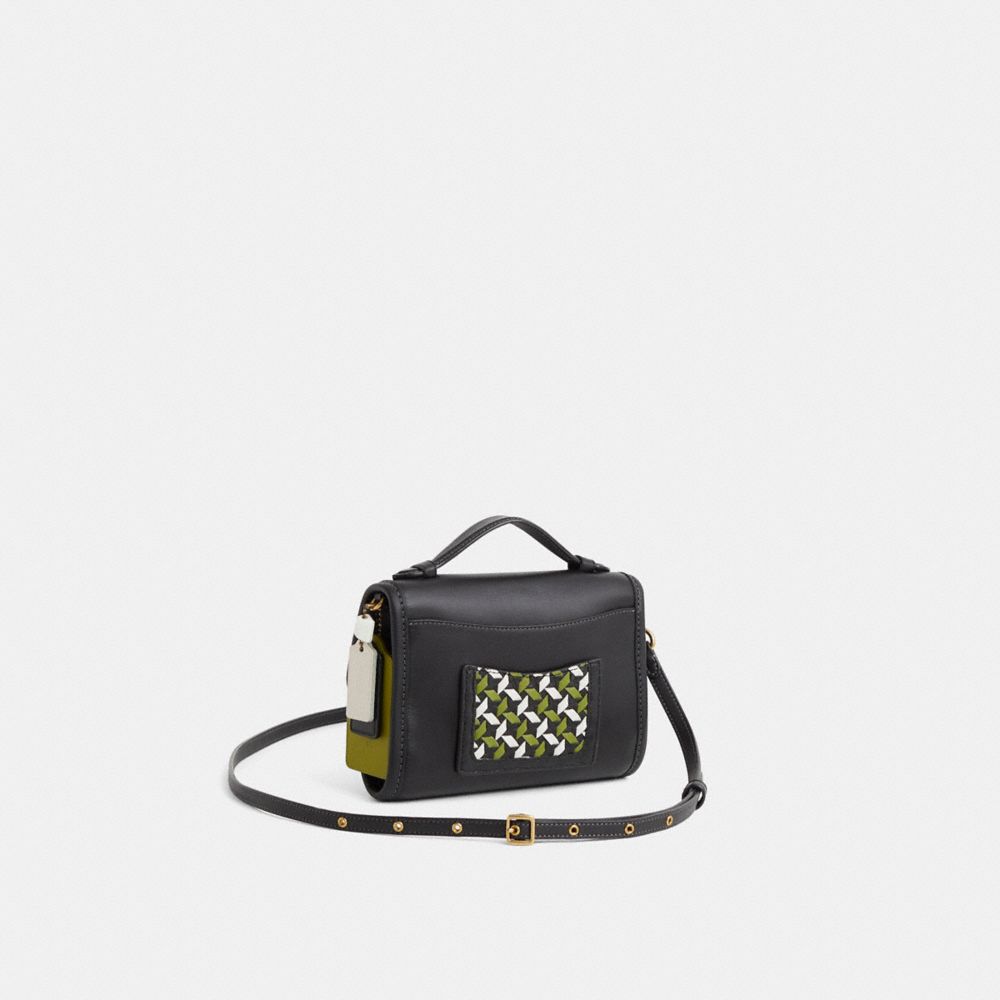 COACH®,Upcrafted Kip Turnlock Crossbody,,Angle View