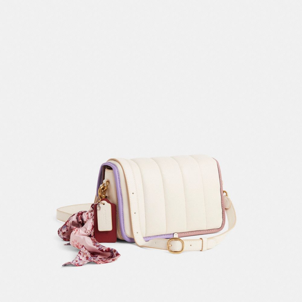 COACH®,Upcrafted Studio Shoulder Bag With Quilting,,Angle View