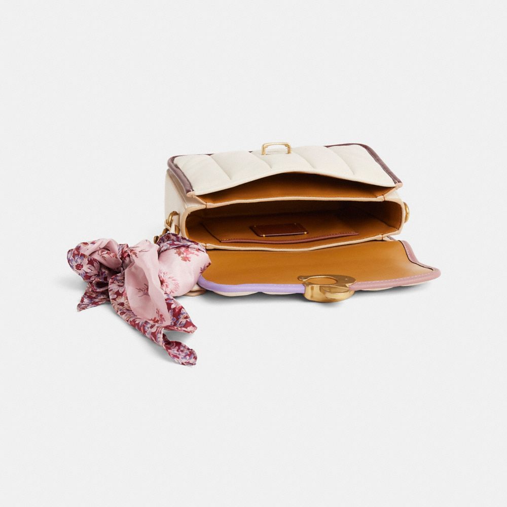 COACH®,Upcrafted Studio Shoulder Bag With Quilting,,Inside View,Top View