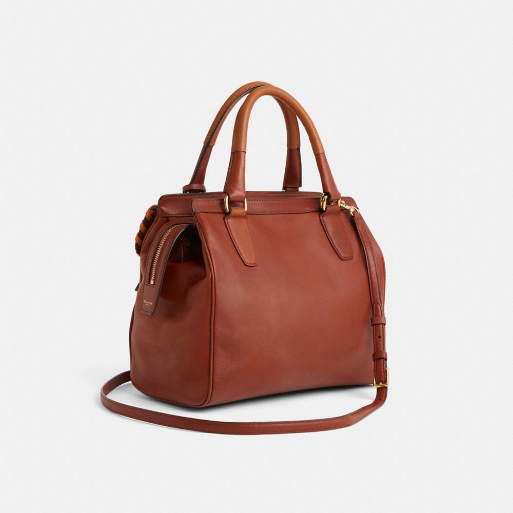 COACH®,Upcrafted Legacy Satchel,,Angle View