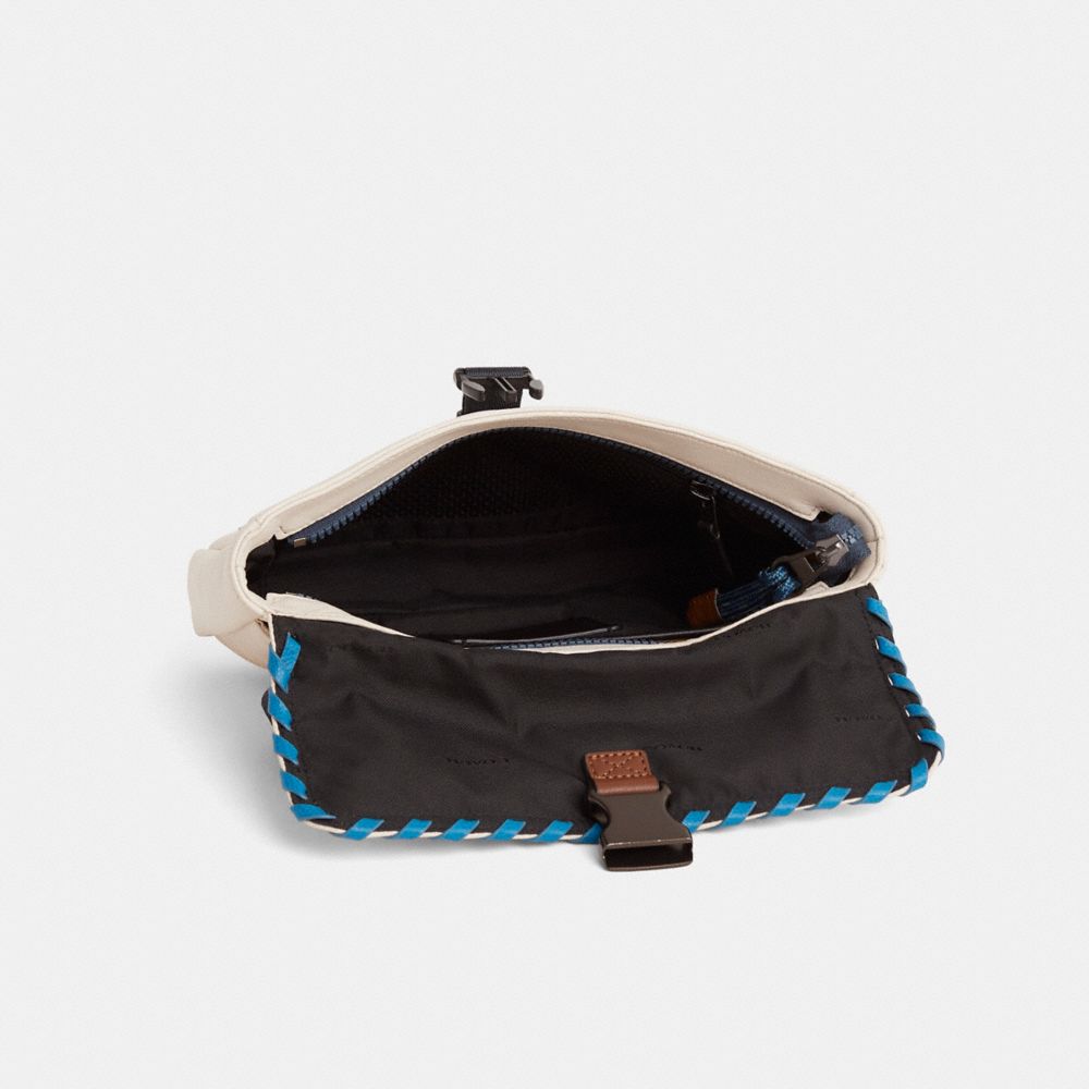 COACH®,Upcrafted Pacer Belt Bag Crossbody With Coach Patch,,Inside View,Top View