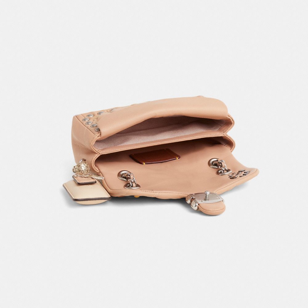 COACH®,Upcrafted Tabby Shoulder Bag 20 With Quilting,Beige,Inside View,Top View