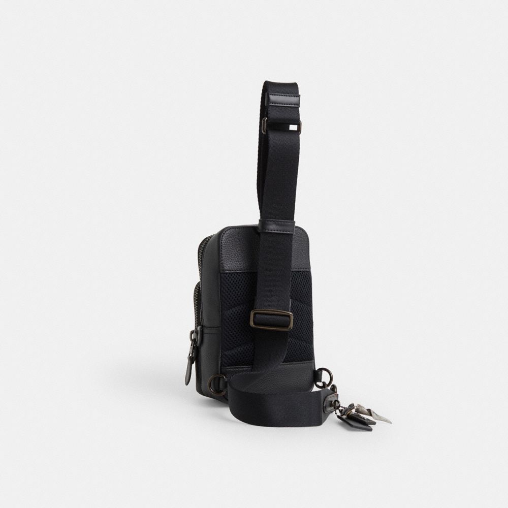 COACH®,Upcrafted Gotham Sling Pack 13,,Angle View
