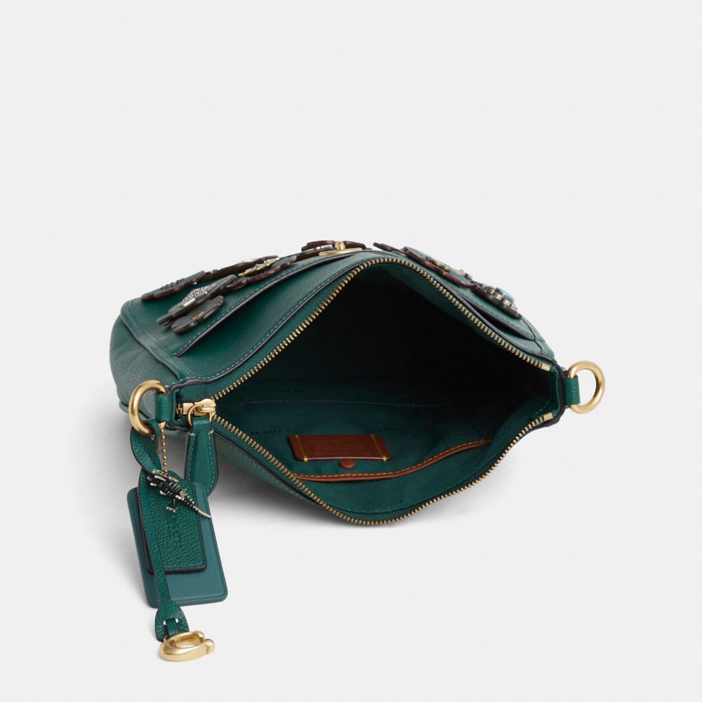 COACH®,Upcrafted Chaise Crossbody Bag,,Inside View,Top View
