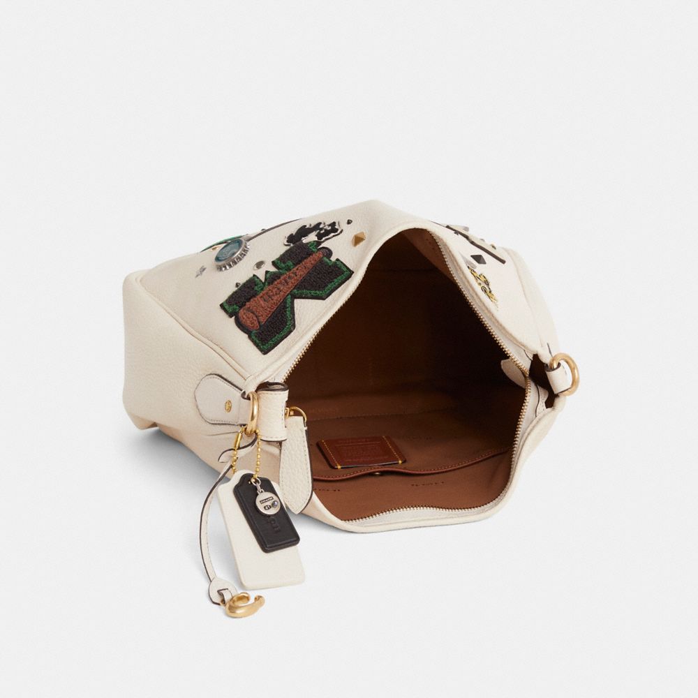 COACH®,Upcrafted Cary Shoulder Bag,,Inside View,Top View