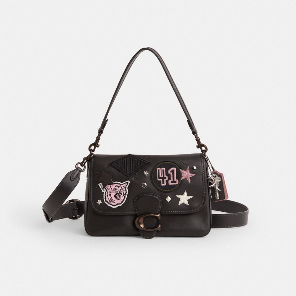 COACH®,Upcrafted Soft Tabby Shoulder Bag,,Front View