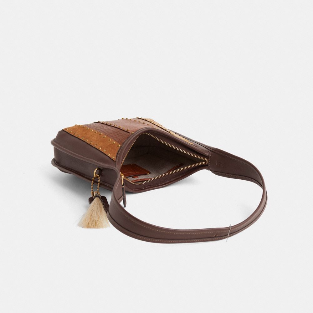 COACH®,Upcrafted Curve Zip Bag,,Inside View,Top View