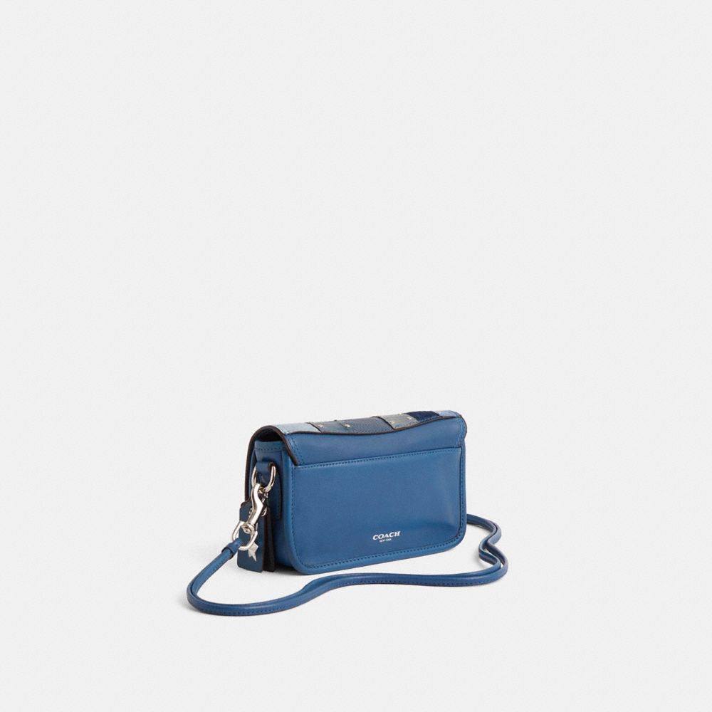 COACH®,Upcrafted Legacy Penny Shoulder Purse In Leather,,Angle View