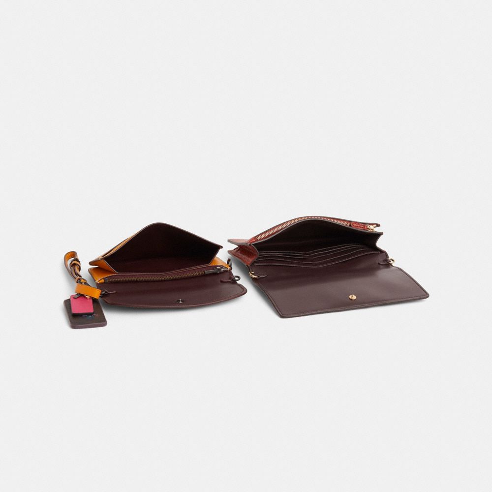 COACH®,Upcrafted Clutch,,Inside View,Top View