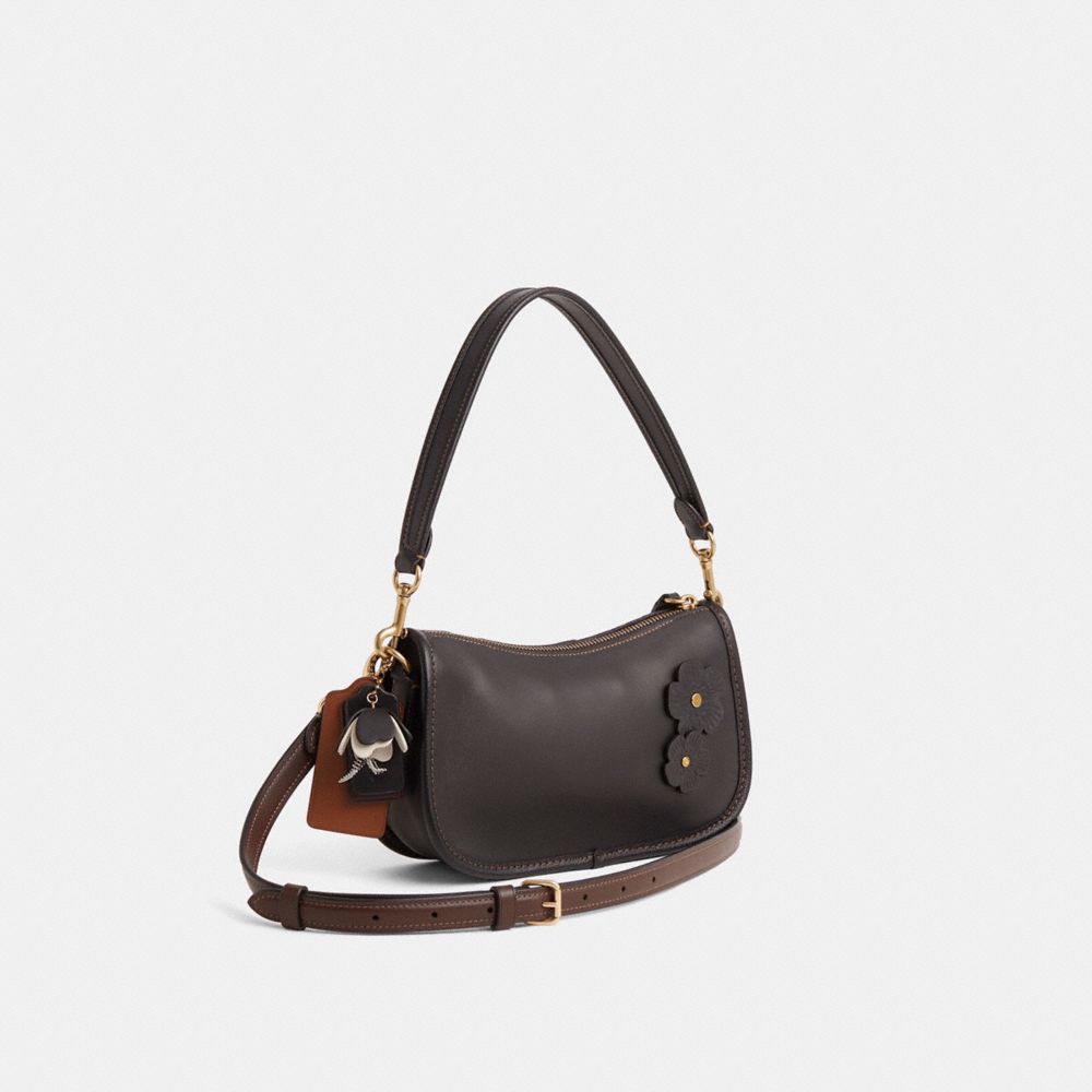 COACH®,Upcrafted Swinger Bag,,Angle View