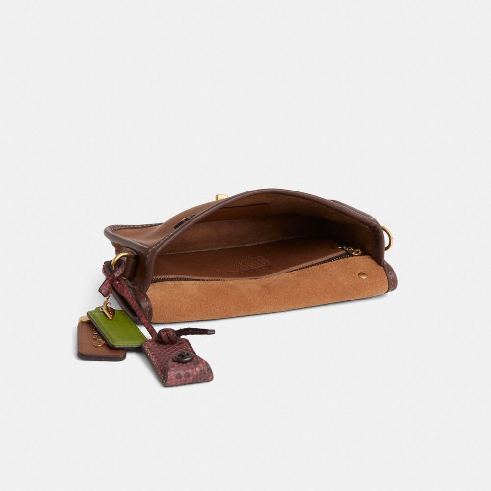 COACH®,Upcrafted Vintage Dinky Bag,,Inside View,Top View