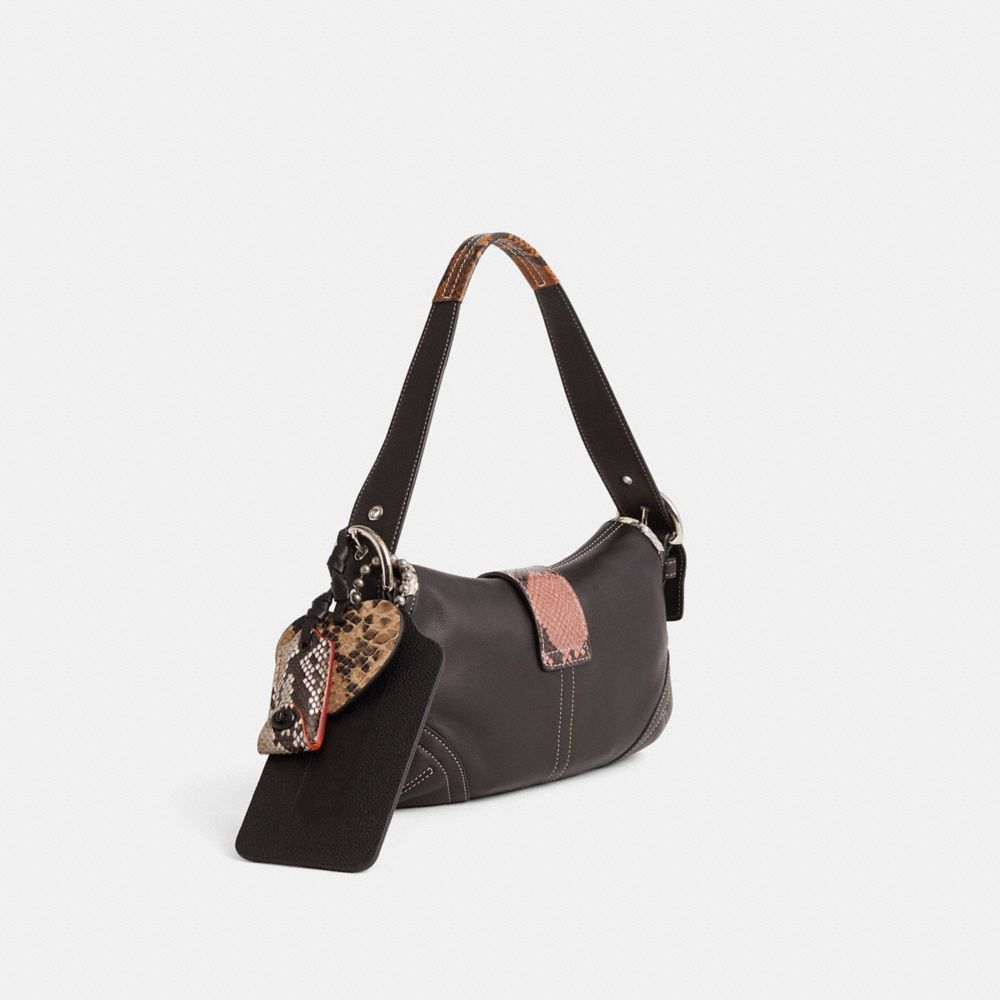 COACH®,Upcrafted Vintage Soho Small Flap Bag,,Angle View