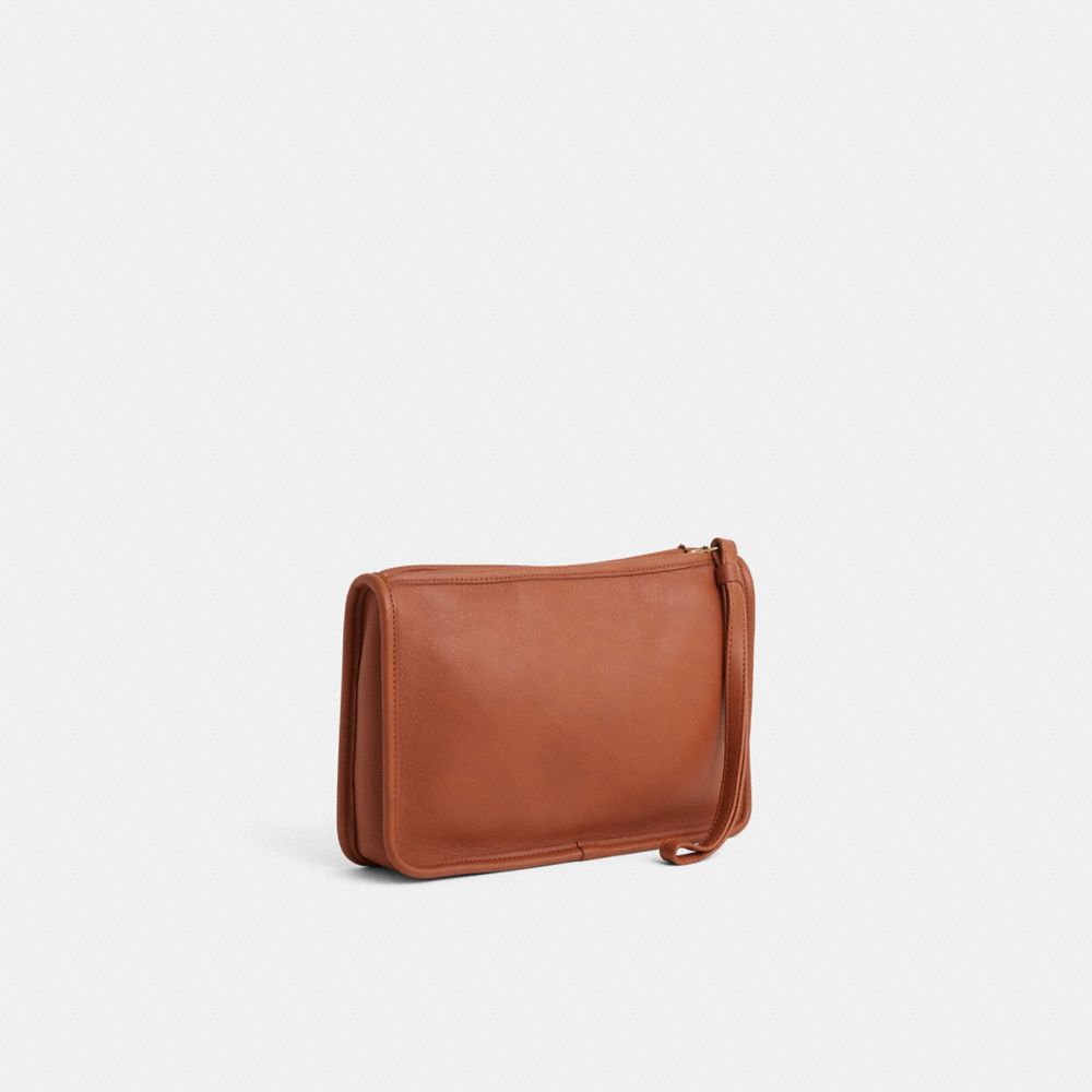 COACH®,Vintage Clutch,,Angle View