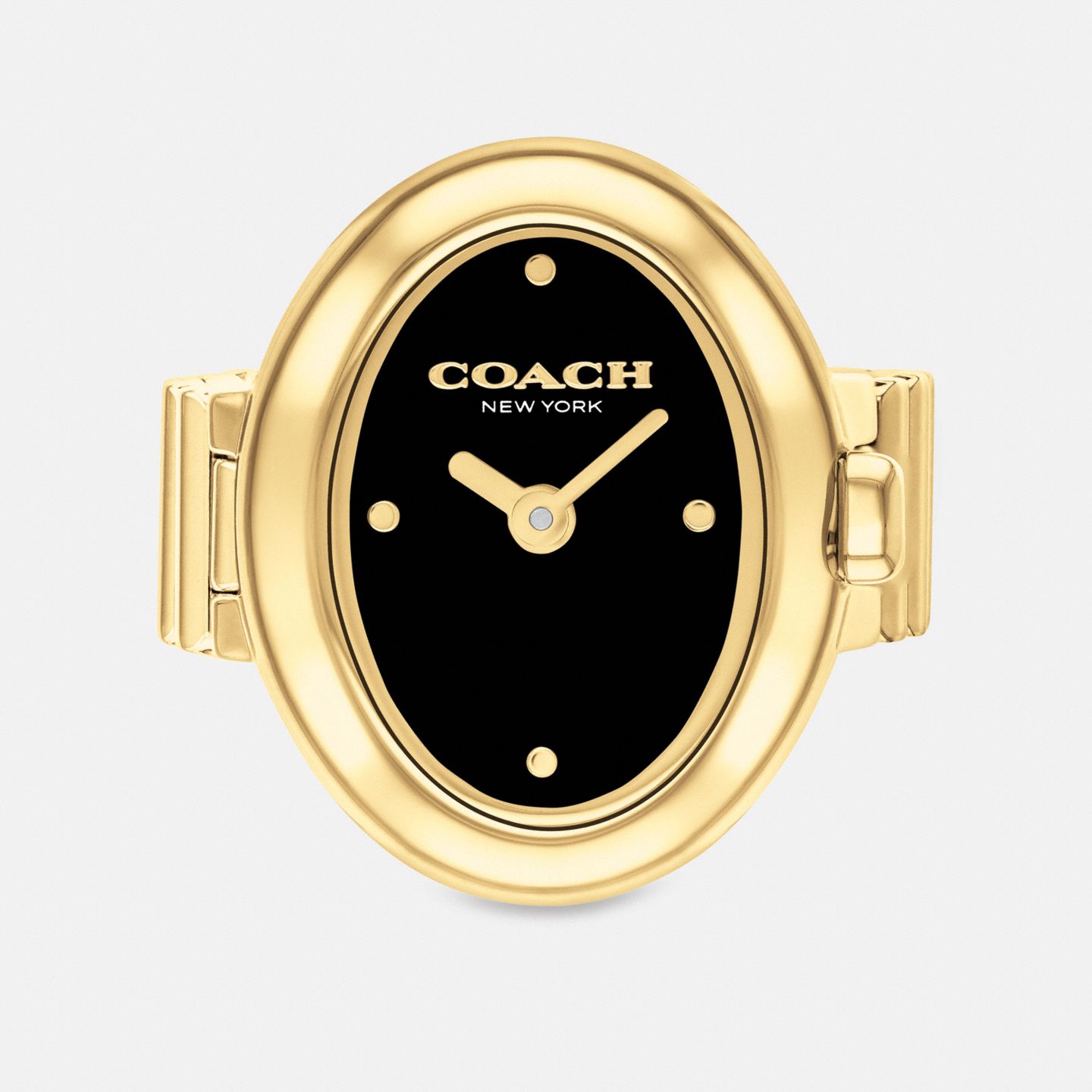 Часы-кольцо Coach Sammy, 18 x 22.5 мм, цвет: Золотой — фото 1