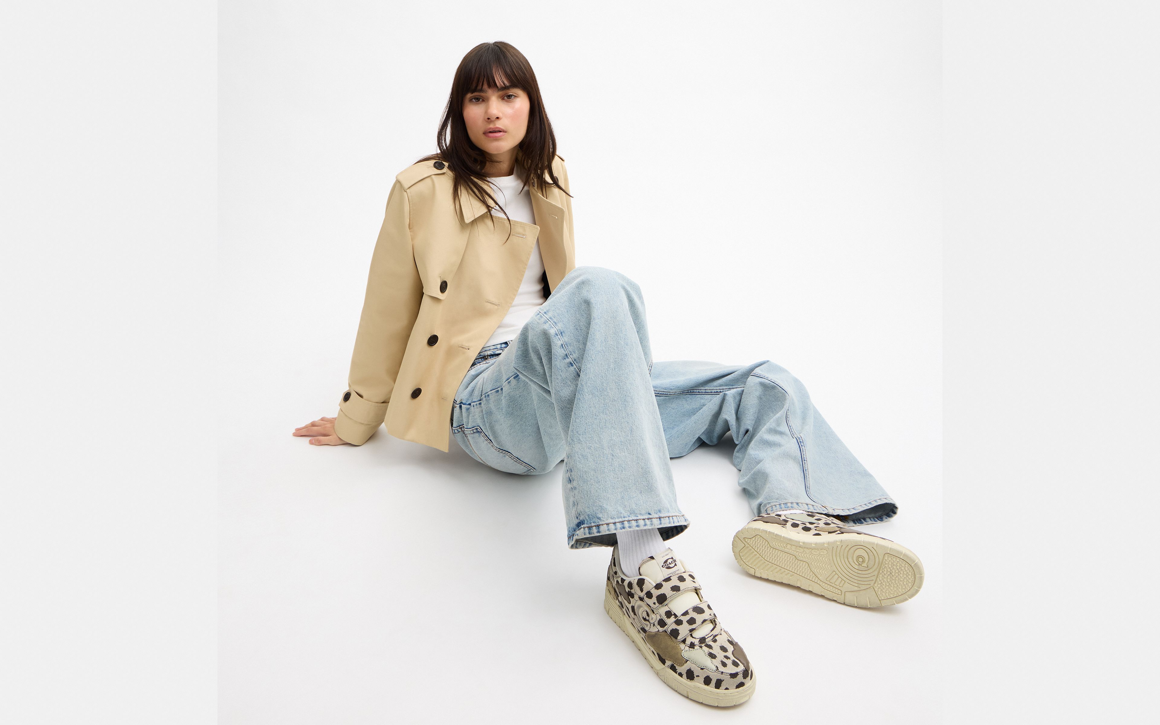 Double Strap Soho Sneaker With Clouds