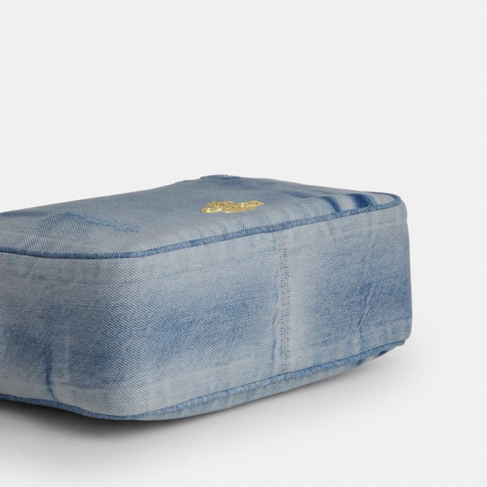 キャリー クロスボディ バッグ・ラブド デニム・チャーム 3