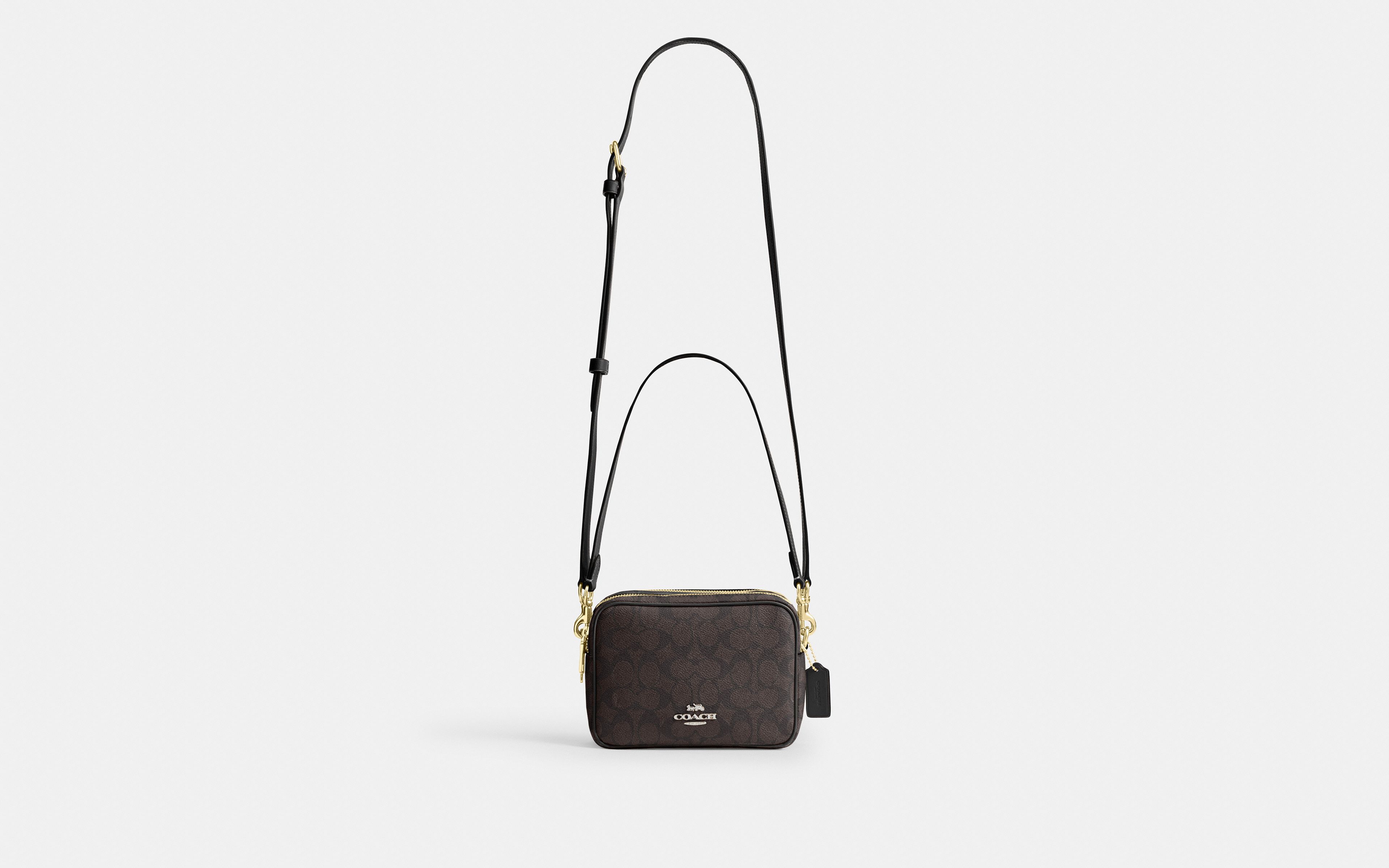 Mini Carey Crossbody Bag Signature Canvas