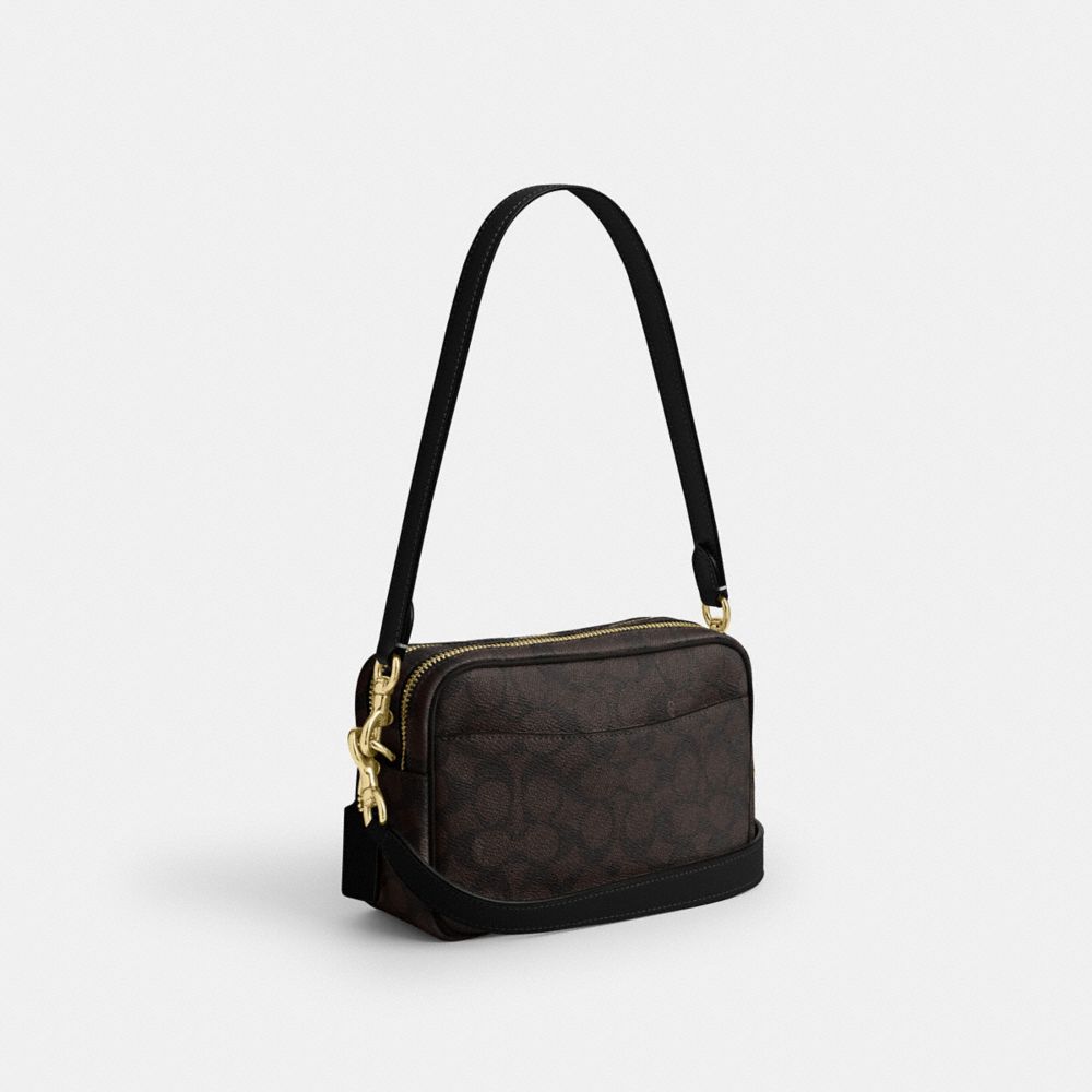 Mini Carey Crossbody Bag Signature Canvas