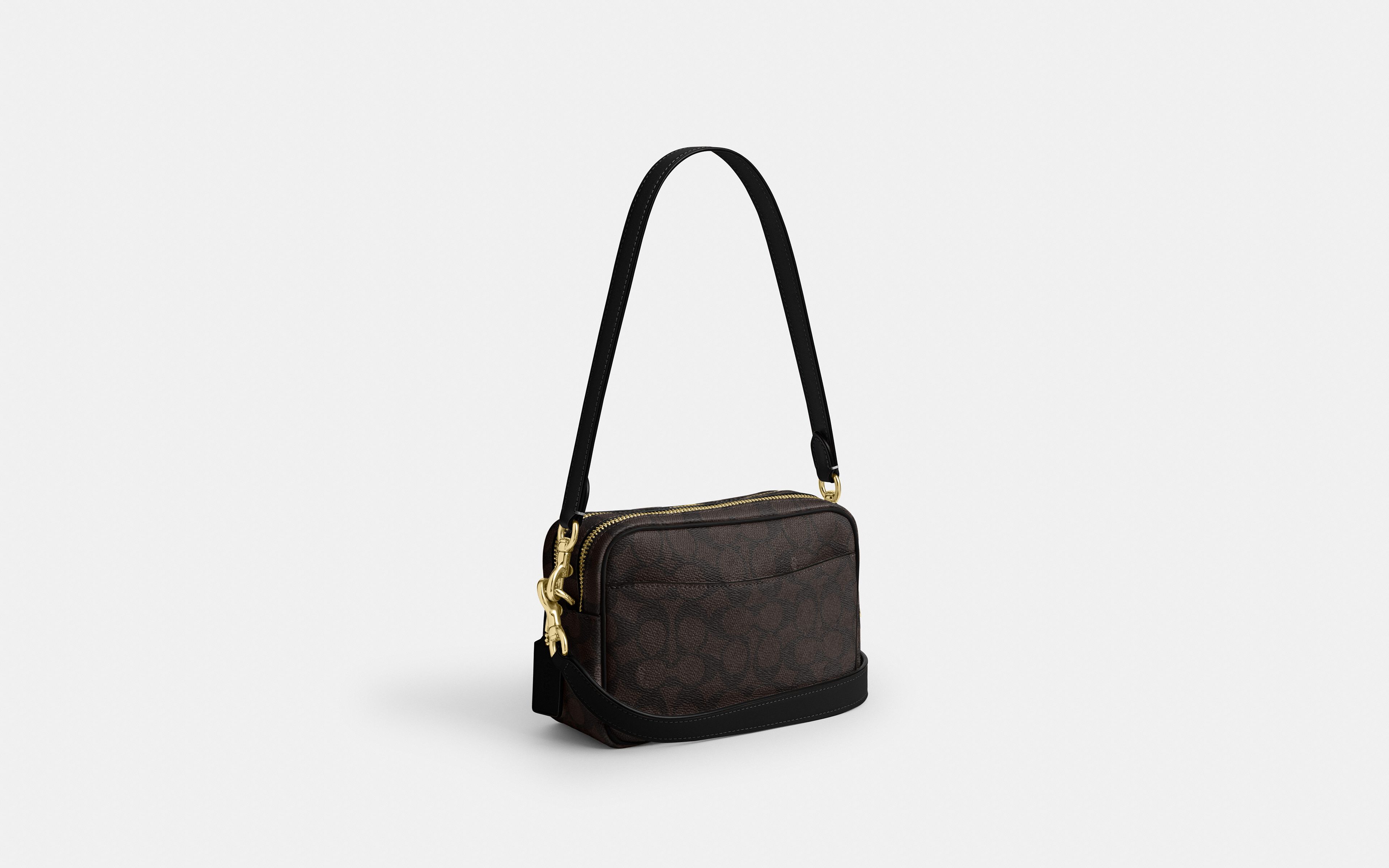 Mini Carey Crossbody Bag Signature Canvas