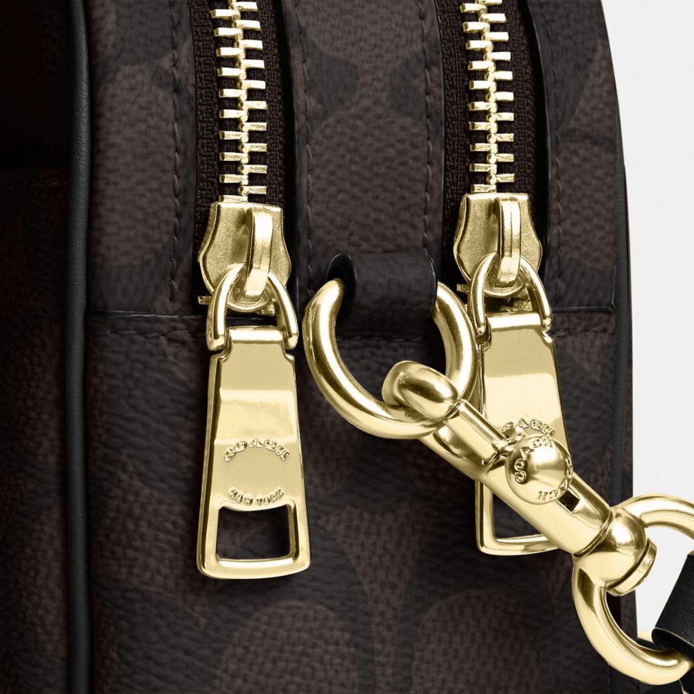 Mini Carey Crossbody Bag Signature Canvas