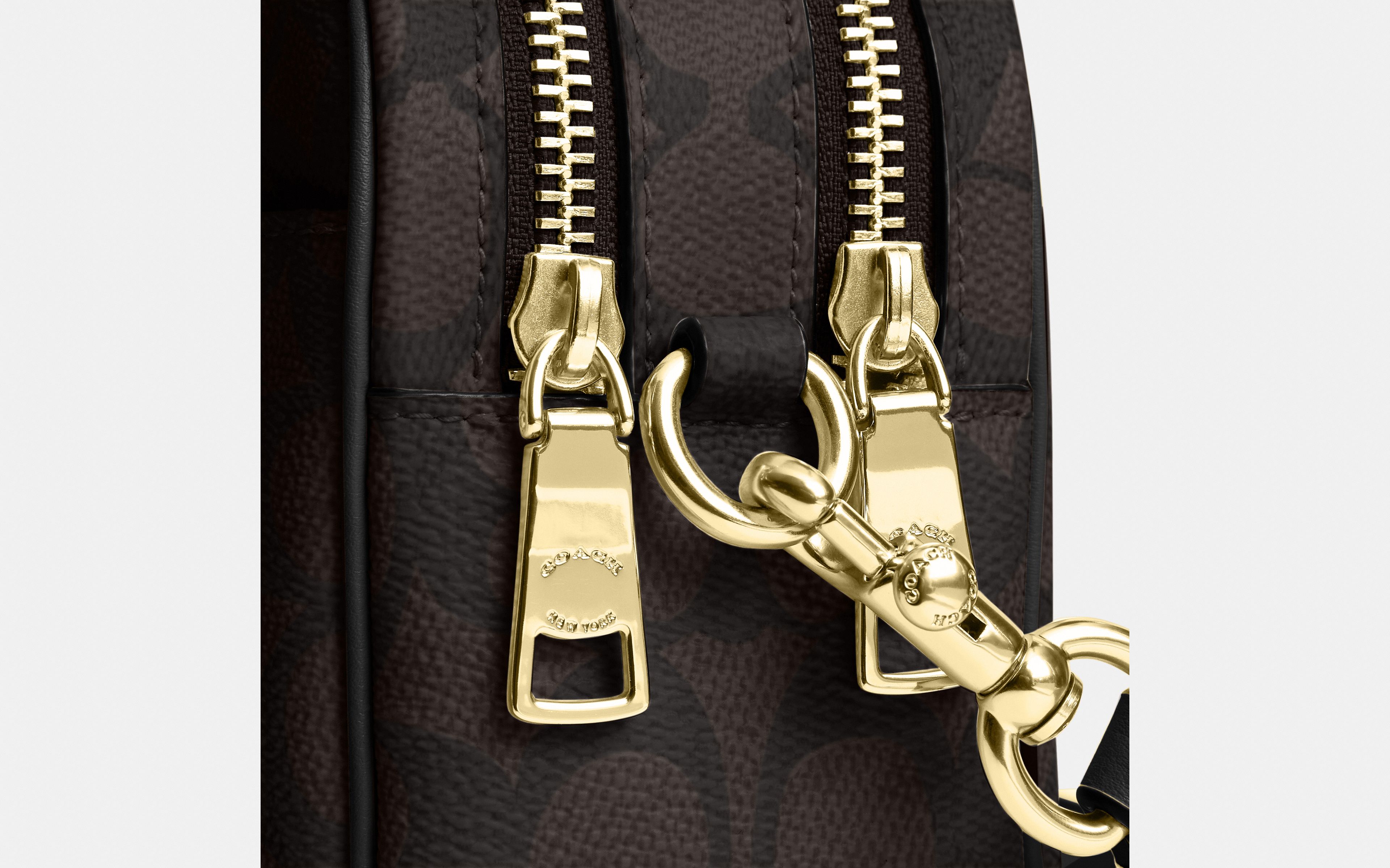 Mini Carey Crossbody Bag Signature Canvas