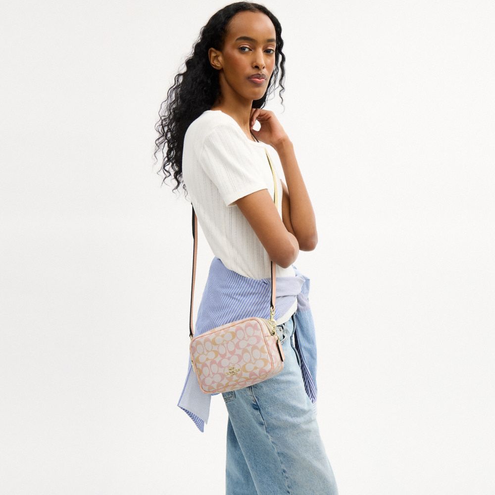 COACH®,Toile exclusive,Or/Craie/Rose