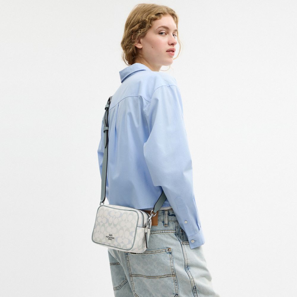 COACH®,Mini Carey Crossbody Bag In Signature Canvas,