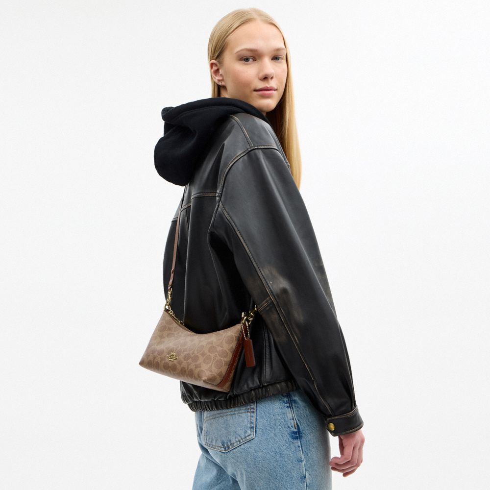 COACH®,Caitlin Shoulder Bag In Signature Canvas,
